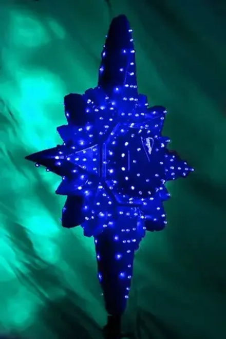 Макушка Полярная звезда Эконом 55 см. для елей высотой от 3 до 8 м., синяя, Green Trees (pol-55)