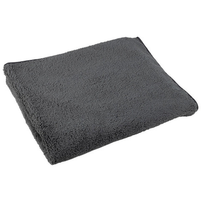 Тряпка для пола 50*60см из микрофибры ультрамягкая M-09, цвет серый