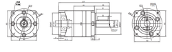 Планетарный редуктор PLF060-L1-10-S2-P2