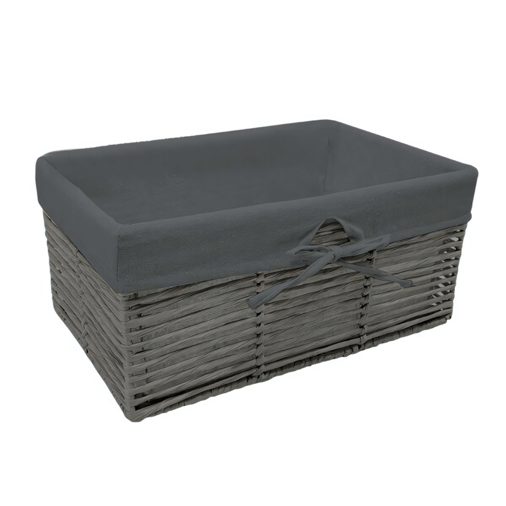 Корзина стеллажная "Paper", Д390 Ш260 В180, серый