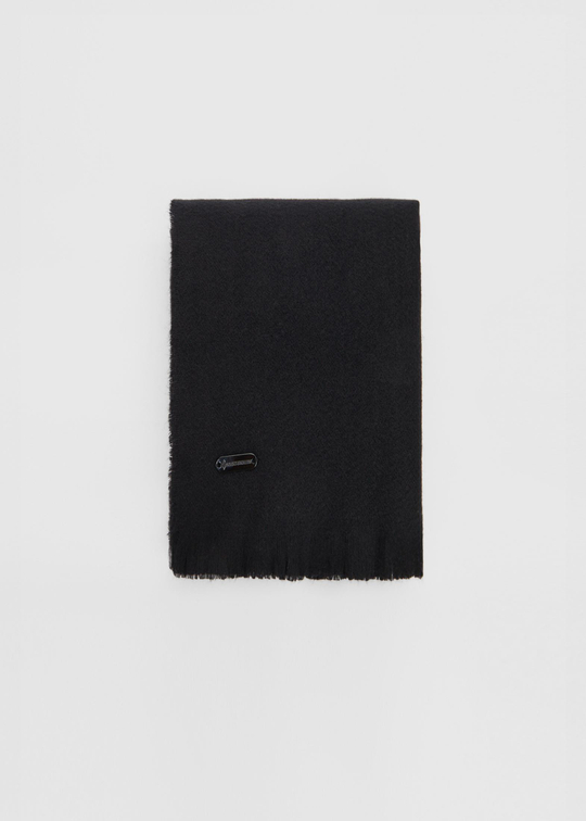 STRADIVARIUS Базовый шарф, черный