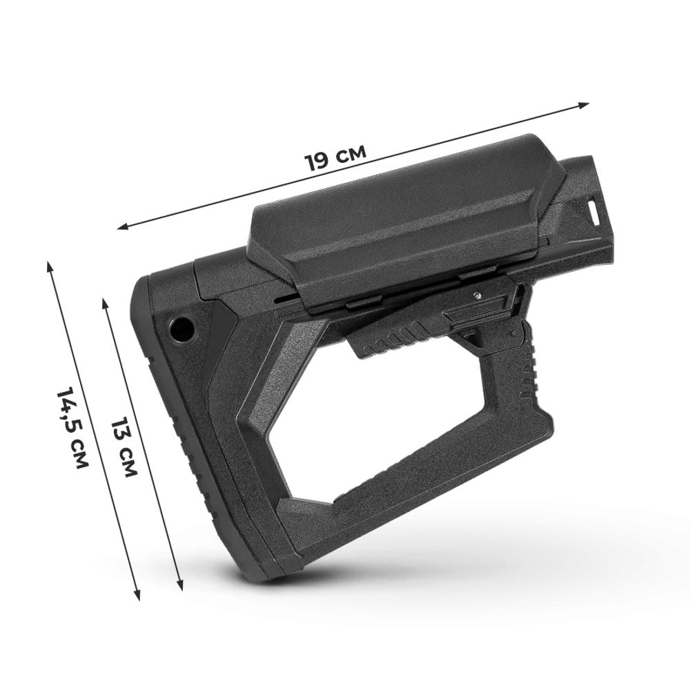 Приклад ORION-CP телескопический, под трубы Mill-spec и Com-spec, антилюфт, K.Arma