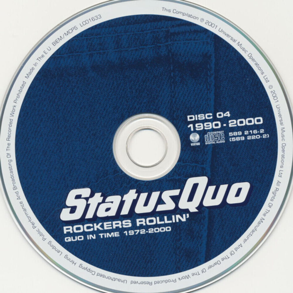 Status Quo / Rockers Rollin' Quo In Time 1972 - 2000 (4CD)