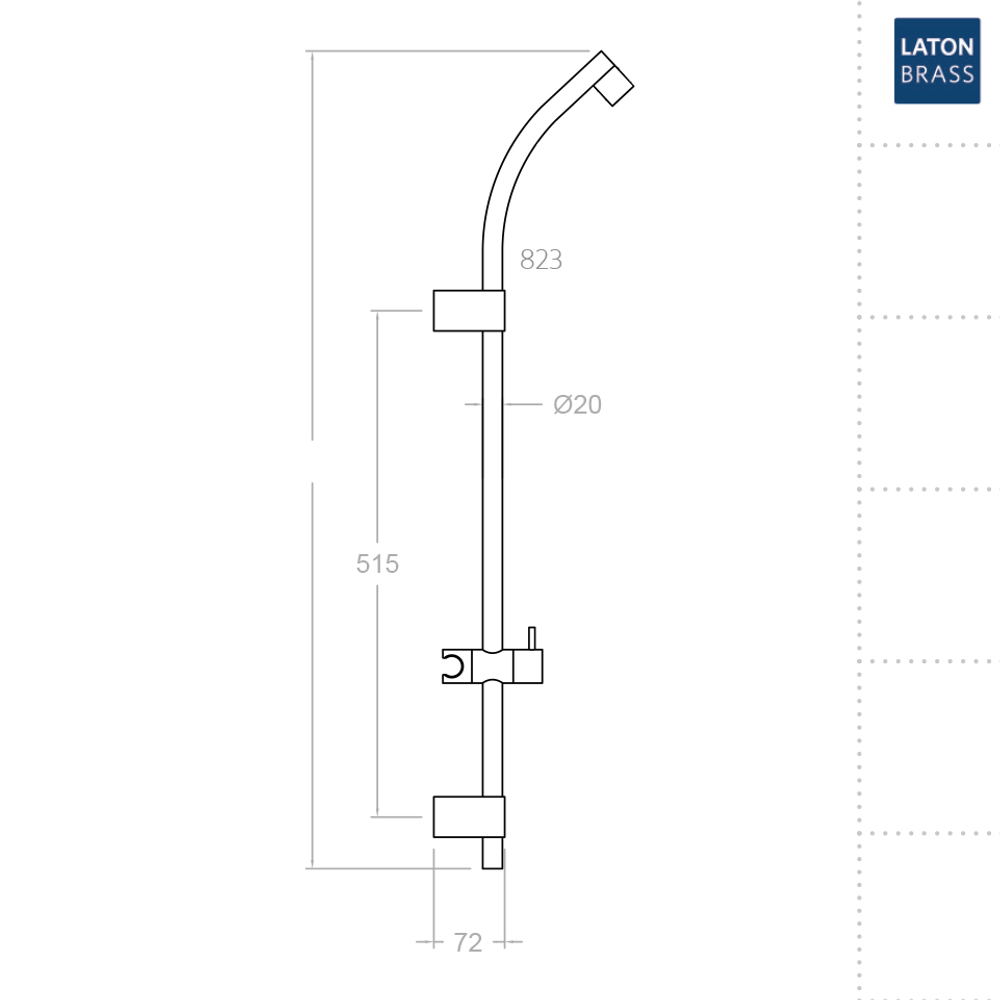 Душевая штанга 7740S
