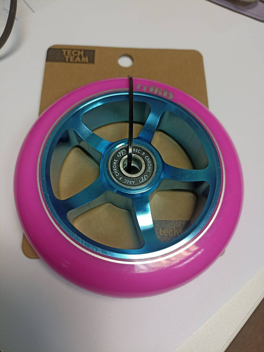 Колесо для самоката X-Treme 110*24 мм,  Iris, pink (10013160/201122/3560288, Китай)