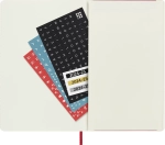 Еженедельник на 2025-2026 гг Moleskine Academic Soft WKNT (DSF218WN3) 13х21 см, мягкая обложка, красный