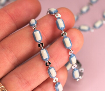 Цепь прямоугольная эпоксидная смола 5 мм