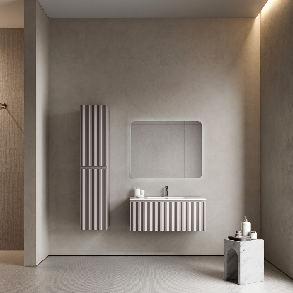 Тумба подвесная Sancos Snob R 1.0 с одним ящиком 995х445х406, Doha Soft, SNR1.0100SM