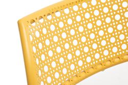 "Посейдон" стул стальной, цвет желтый