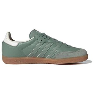 Кроссовки adidas originals SAMBA OG для скейтборда Низкие Зеленые женские