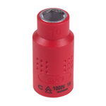 KING TONY (3335VE10M) Головка торцевая диэлектрическая шестигранная 3/8", 10 мм