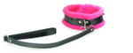 Ошейник с розовым мехом BDSM Light 730001ars