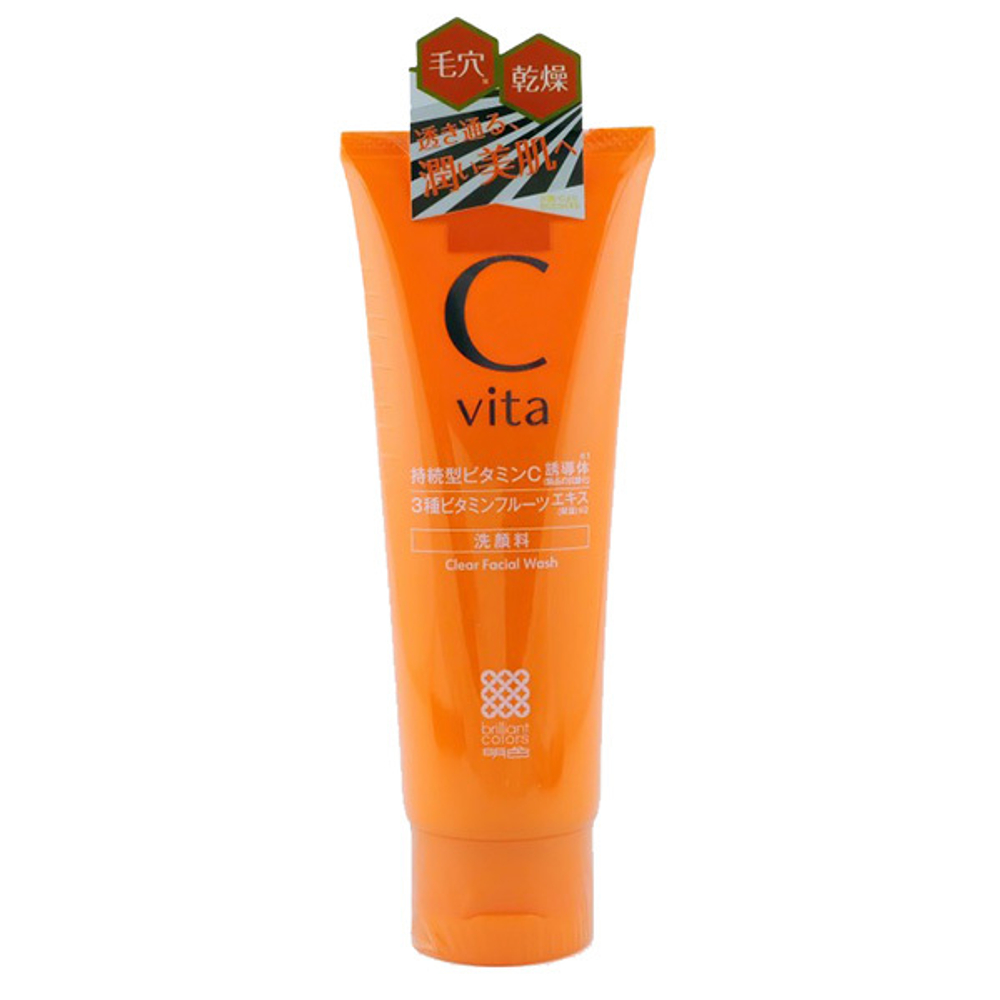 Антиоксидантная пенка для умывания с Витамином С Meishoku Cvita Clear Facial Wash 100г