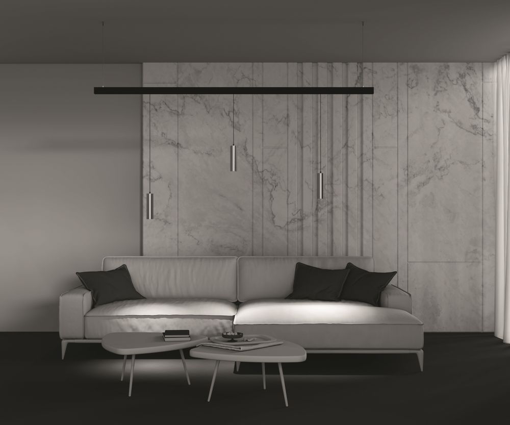 Трековый подвесной светильник Technical TR041-2-12W3K-BBS