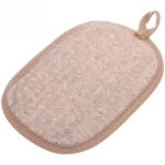 Мочалка для лица и тела «Ultramarine - Каскада», массажная, цвет бежевый, 12*17см