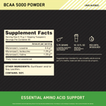 Optimum Nutrition, BCAA 5000, растворимый порошок, без добавок, 345 г (12,16 унции)