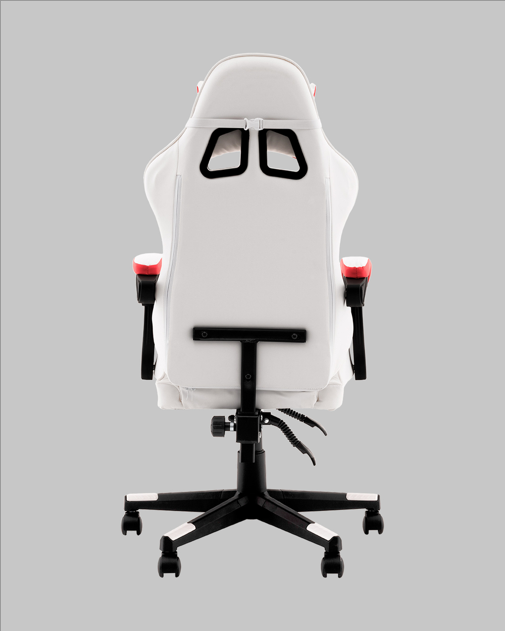 Кресло спортивное TopChairs Phantom бело-красный