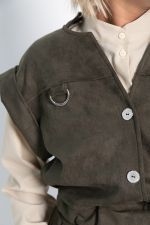 Жилет Лора (зеленый) Б15031-39М LT Collection