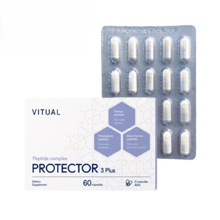 Протектор 3 Плюс, PROTECTOR 3 Plus® №20, Протектор 3 Плюс пептиды омоложения