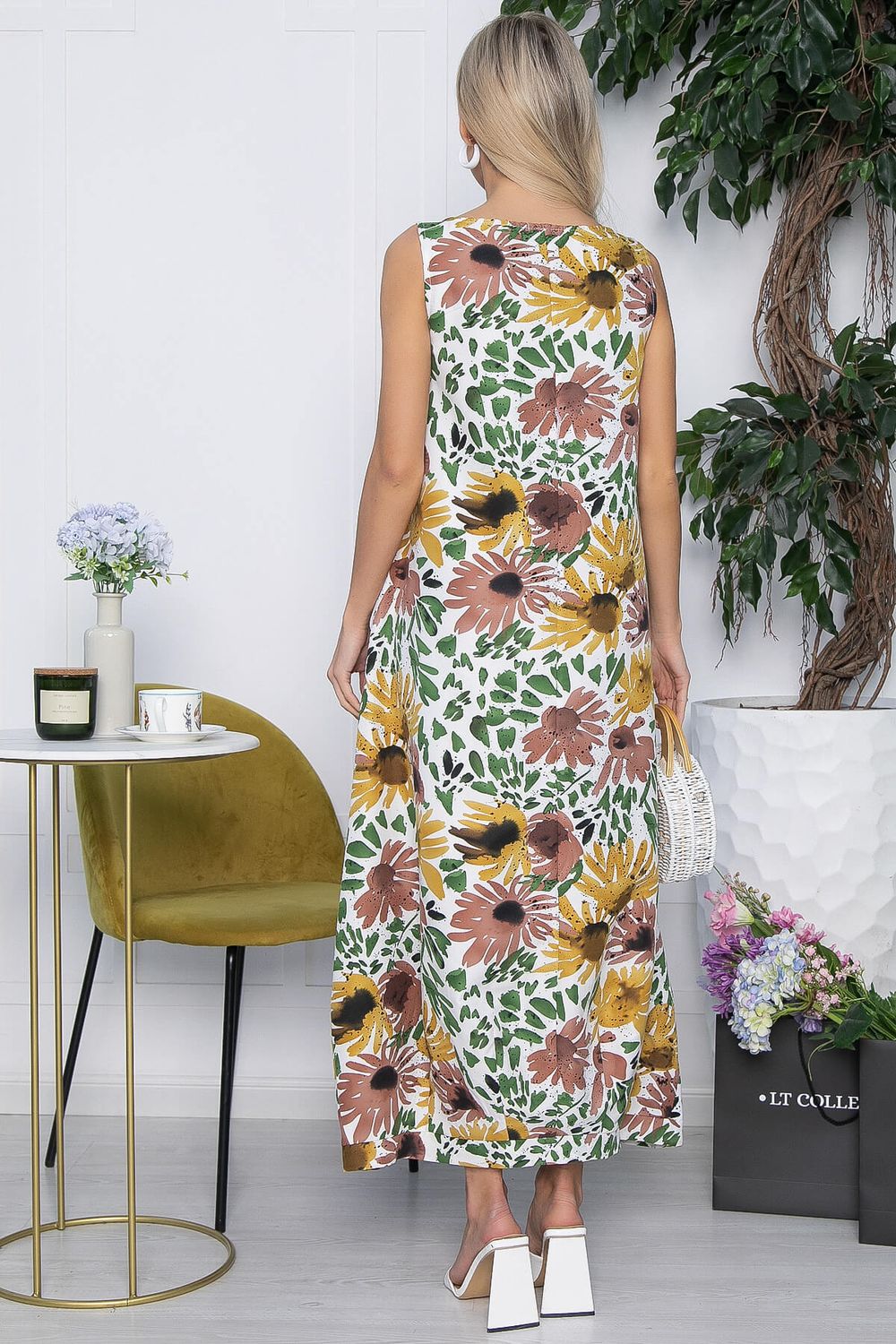 Сарафан В стиле бохо (цветы) П10629 LT Collection