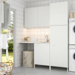 Комбинация для ванной - IKEA ENHET, 180х63.5х222.5 см, белый, ЭНХЕТ ИКЕА