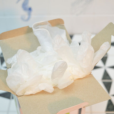 Перчатки виниловые L неопудренные (100шт) 790784