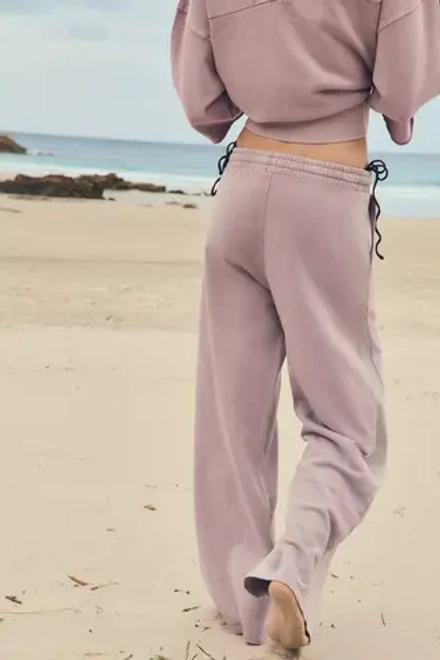 ZARA БРЮКИ С ЛИНЯЛЫМ ЭФФЕКТОМ, ПУДРОВО-РОЗОВЫЙ