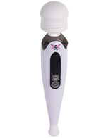 Белый, работающий от сети вибромассажёр Pixey Wand Future - 26,5 см. (Цвет: белый)