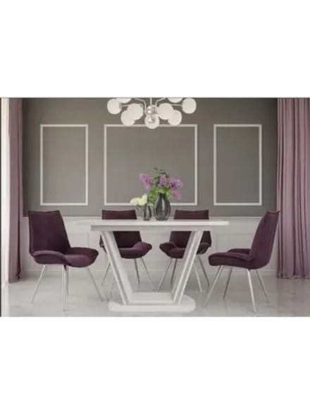 Стол кухонный Белый 140х80 см