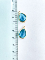 233-п Подвеска "Сердце-мини" 8мм с цирконом, позолота