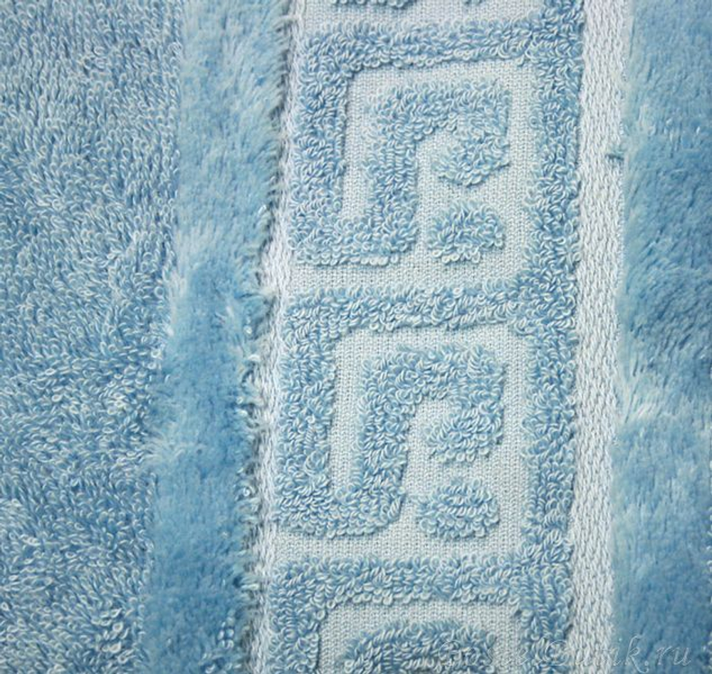 Махровое полотенце Noblesse 1001 голубое от Cawo Германия