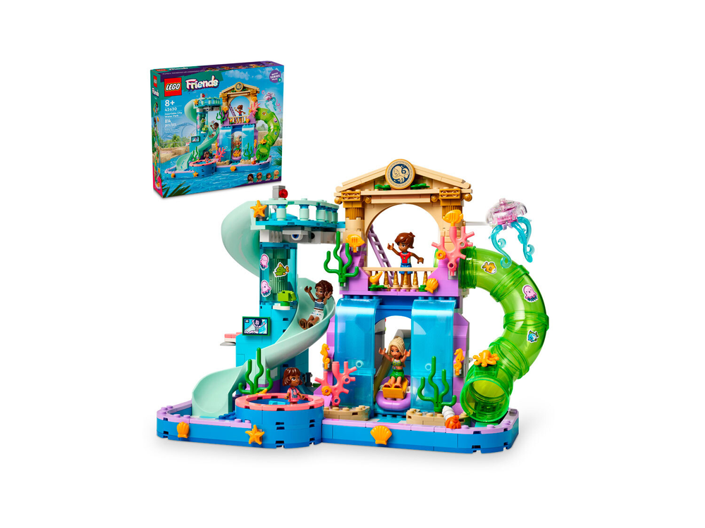 LEGO Friends 42630 «Аквапарк Хартлейк-Сити» — вышка, спуски и спасатели