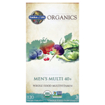 Garden of Life, Organics, мультивитамины для мужчин от 40 лет, 120 веганских таблеток