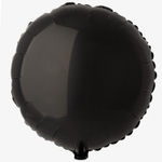 Шар фольгированный Круг 45 см (Черный)