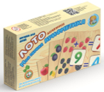 Лото деревянное "Моя первая арифметика" (Т-Ц)