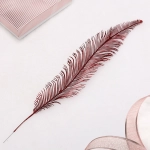 Ветка декоративная «Волшебное перо» 53 см, Рубин