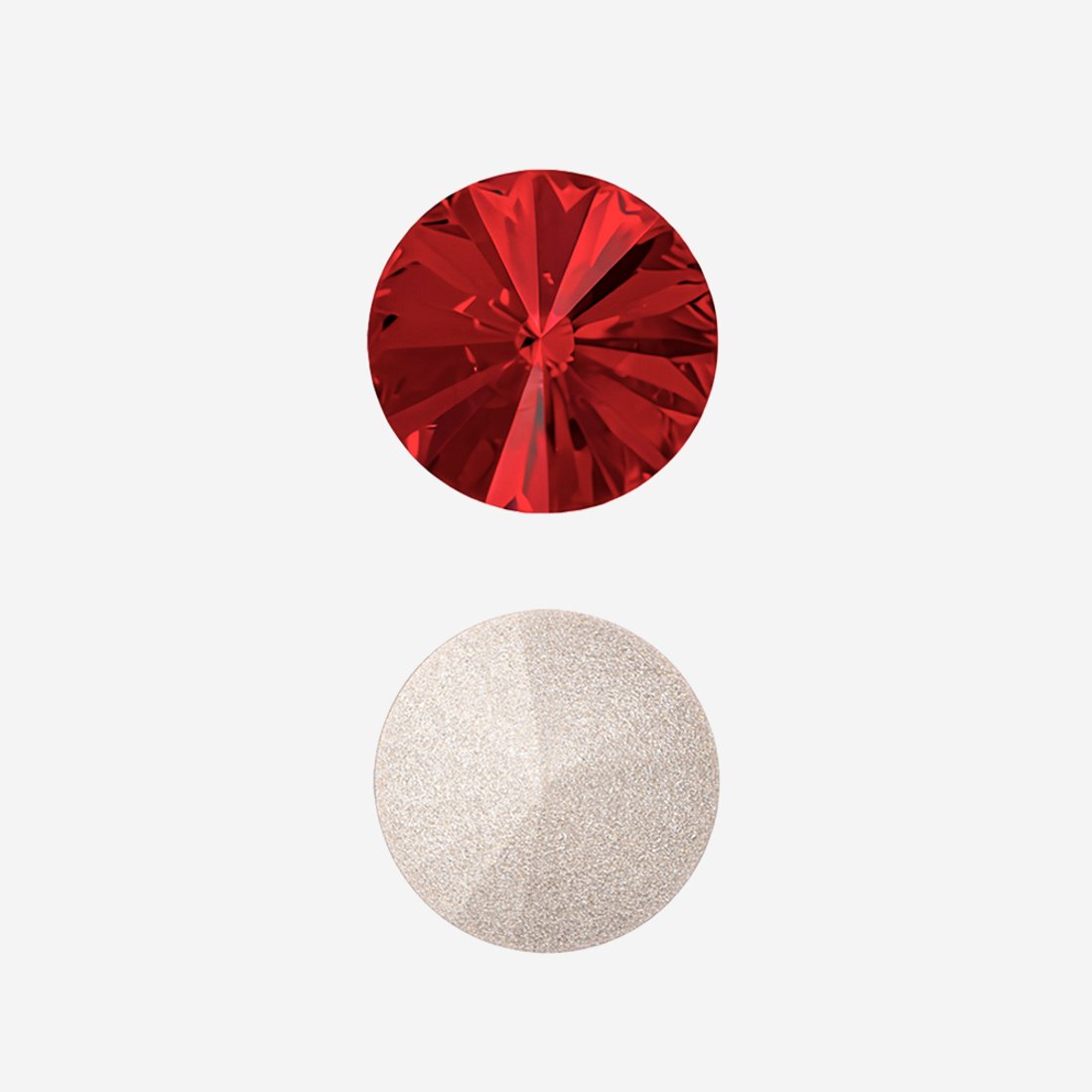 Кристалл Риволи (Rivoli), оттенок "Светлый Сиам"/"Light Siam", 10мм