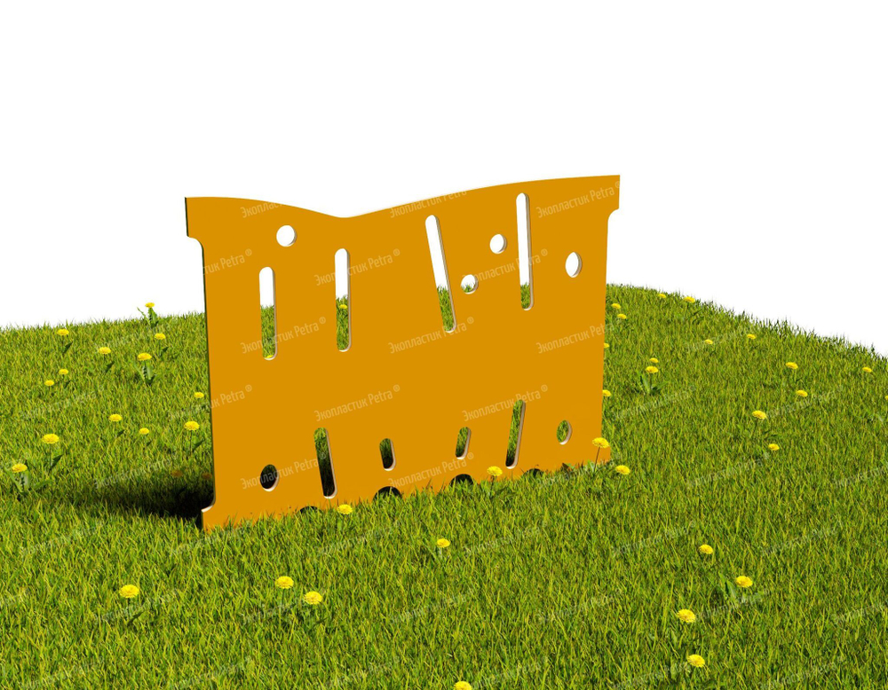 Забор уличный из экопластика Слободка, секция 1000х740 мм