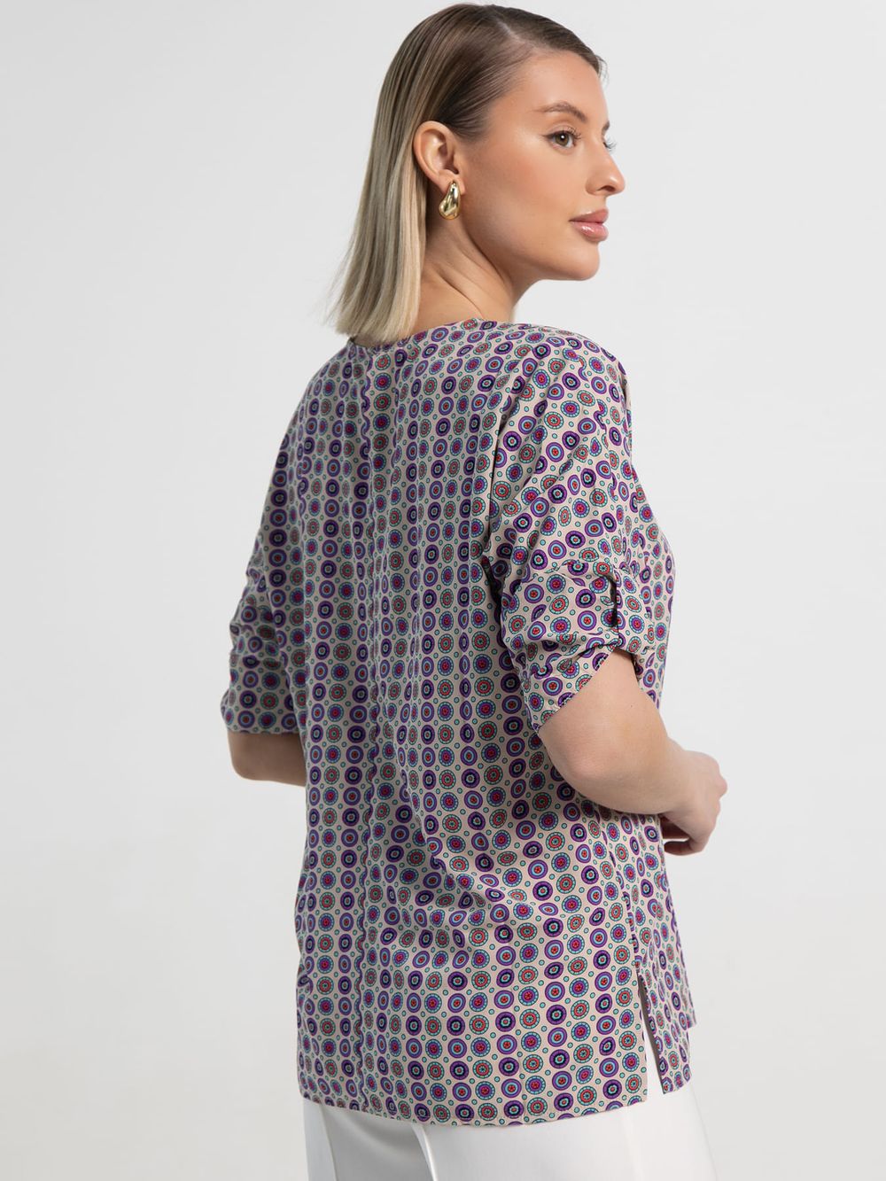 Блуза Альбера (сиреневая) Б15518-30М LT Collection