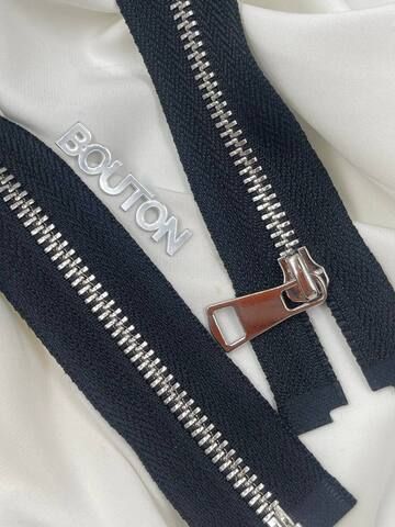 Молния черная серебро