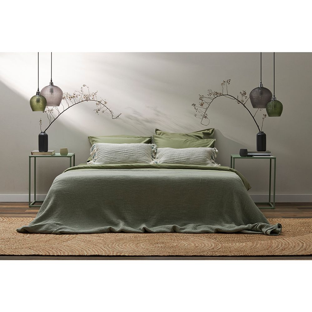 Светильник подвесной каскадный Aurora, Ø40 см, зеленый/серый