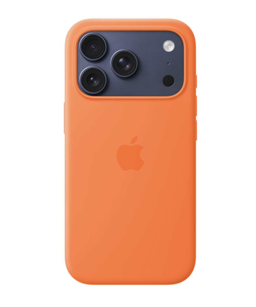Чехол Apple Silicone Case MagSafe для iPhone 17 Pro Max (Orange)