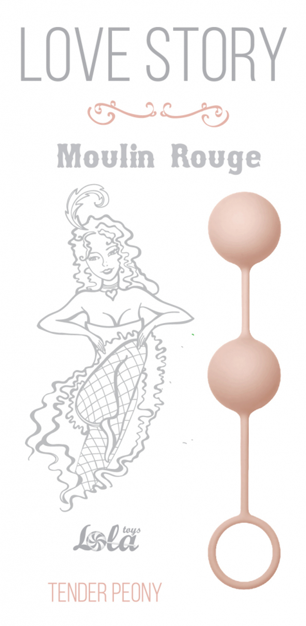 Вагинальные шарики Love Story Moulin Rouge розовые