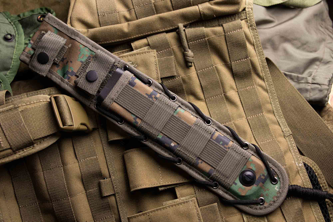 MOLLE многофункциональные ножны Survivalist Camo