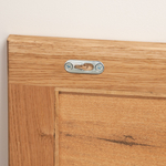 Зеркало настенное 123х63 см G+K деревянное в раме из дикого дуба в стиле лофт