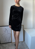Бархатное платье Zara, S
