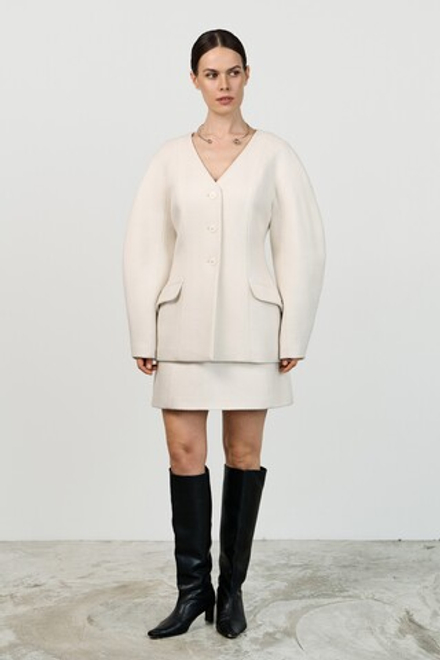 Юбка трапеция мини