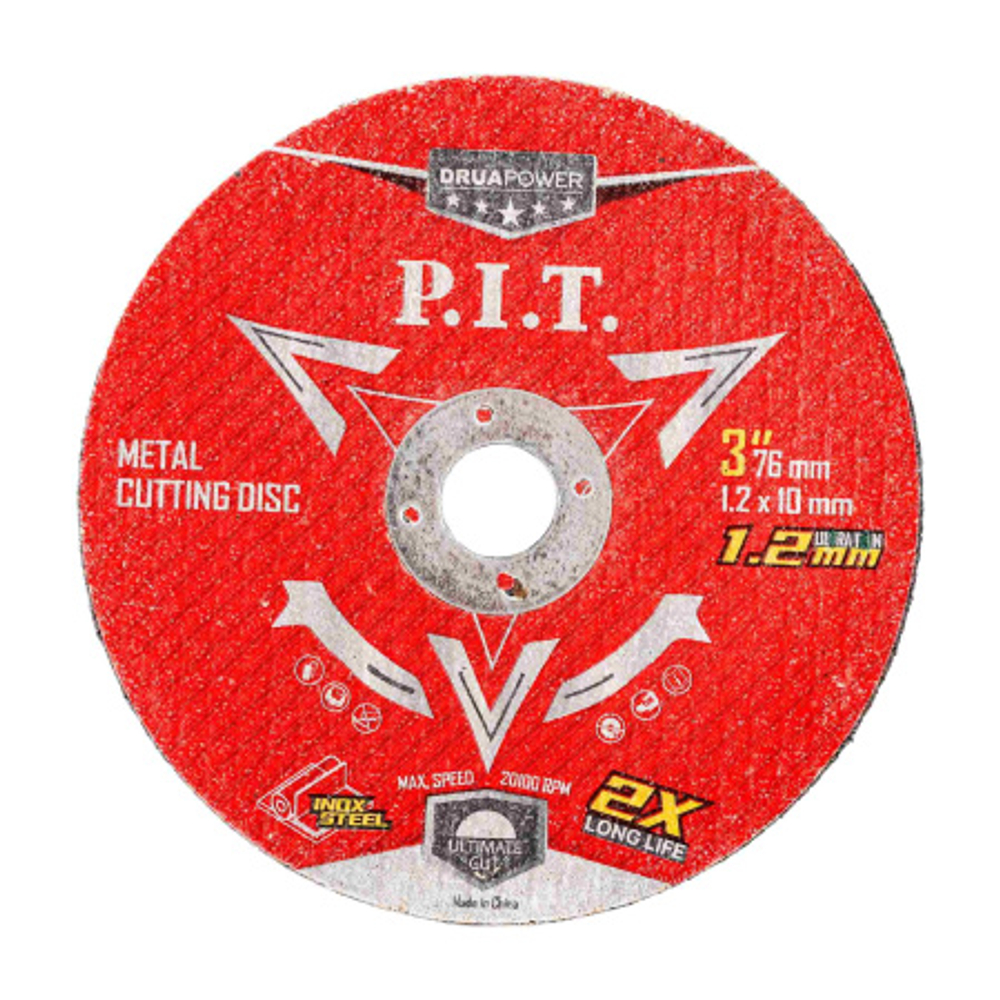 Шлифмашина угловая аккум. P.I.T. PWS12K-76A (1 АКБ, провод зарядки)