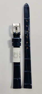 10 мм. Ремень из натуральной кожи. Лаковый крокодил.