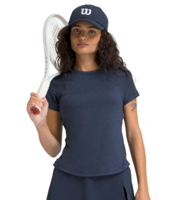 Женская теннисная футболка Wilson All Day - classic navy